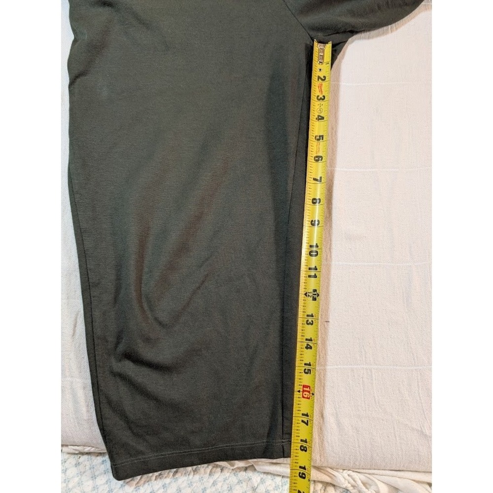 Eileen Fisher Petite Olive Green Organic Cotton Blend Pants  Cropped PL‎ - Picture 8 of 8